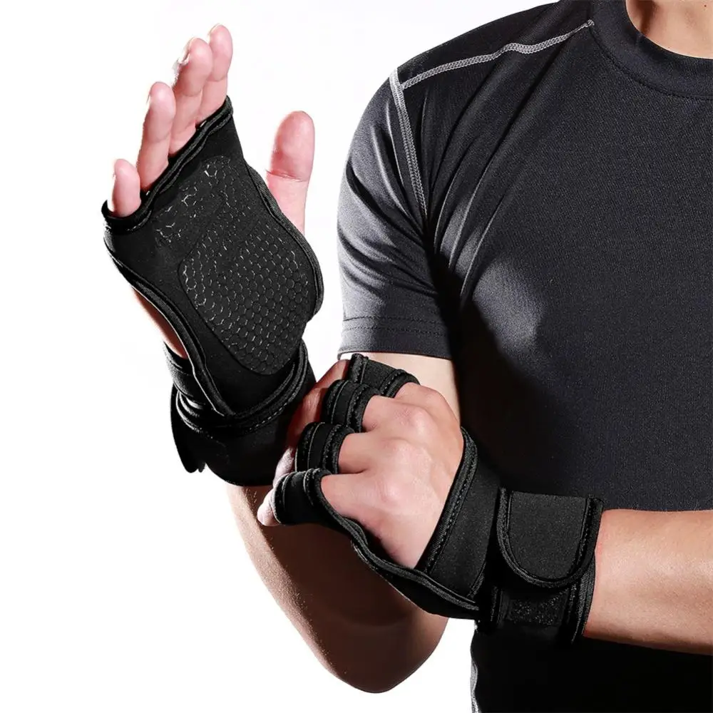 1 пара фитнес-упражнений, перчатки для защиты ладоней, перчатки для защиты ладоней, тренировочные перчатки, перчатки для защиты ладоней