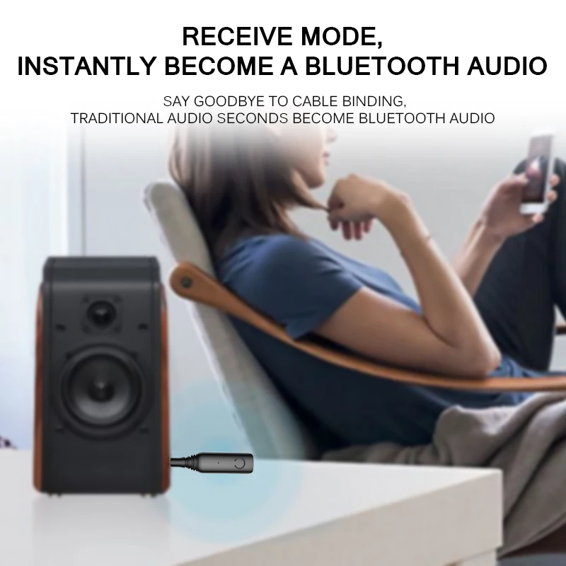 5,0 Bluetooth ресивер стерео адаптер для автомобильных наушников динамик 3,5 мм разъем Bluetooth приемник беспроводной Aux Bluetooth адаптер