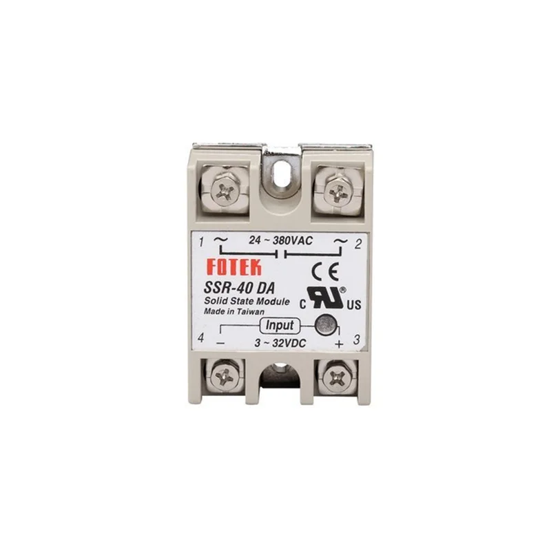 Description Picture 4 of itemSSR-10DA SSR-25DA SSR-40DA ssr 10A 25A 40A 75A 80A Solid State Relay Module 3-32V DC Input 24-380V AC Output Load Single Phase