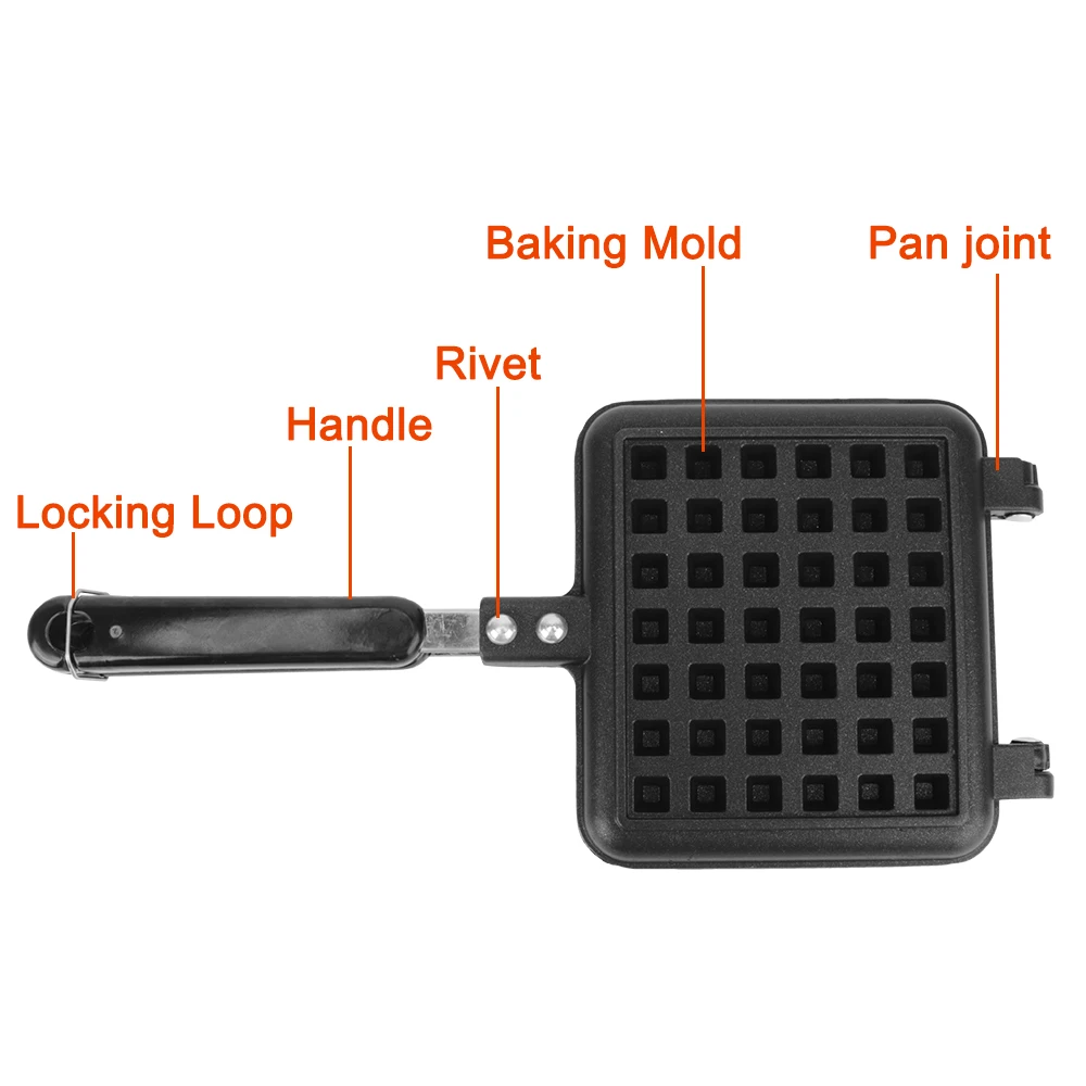 Waffles Pot Iron Baking Pan Nonstick Bubble Egg Cake Oven Breakfast Machine Waffle Maker Machine Cake Waffle Mold baking mould cake waffle maker