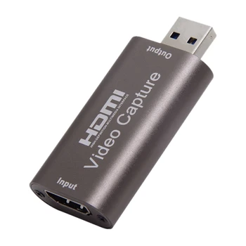 

o Video Capture Cards HDMI to USB 3.0 1080P 4K Record Via DSLR Camcorder Action Cam for High Definition Acquisition