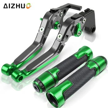 

For KAWASAKI Z1000 Z1000R Z1000SX NINJA1000 Z1000 SX 2017 2018 Motorcycle Folding Extendable Brake Clutch Levers+Hand Grips