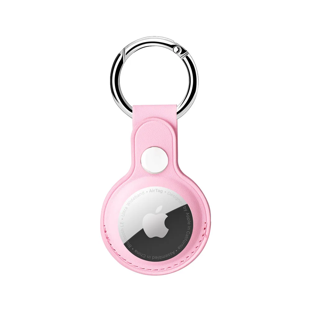2020 new For AirTags Cover  Leather Protection Anti-Lost Protective Case For Apple Locator Tracker Cover