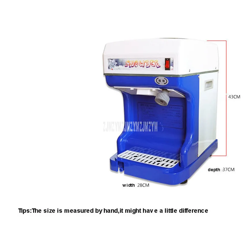 JCL-169, коммерческая машина для дробления льда, регулируемая толщина, автоматическая электрическая бритва для льда, бритвенный станок, 250 Вт, 220 В