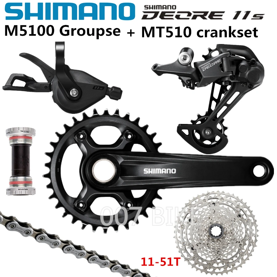 Shimano Deore M5100 Groupset Mtb Bike 