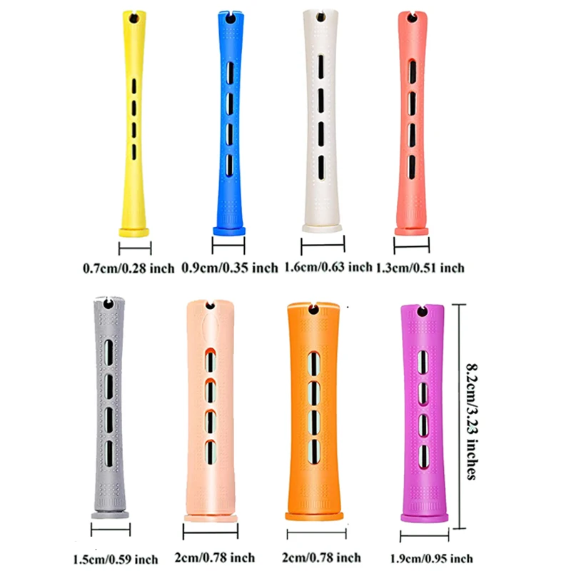 Hair Styling Tool Hair Curling Tools Perm Rods Hair Rollers 60 Pieces For Women Hair