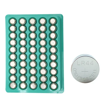 

50pcs LR44 AG13 357 A76 303 SR44 SR44SW SP76 1.5V Alkaline Button Batteries Cell Coin 1.5V lithium battery for watch toys camera
