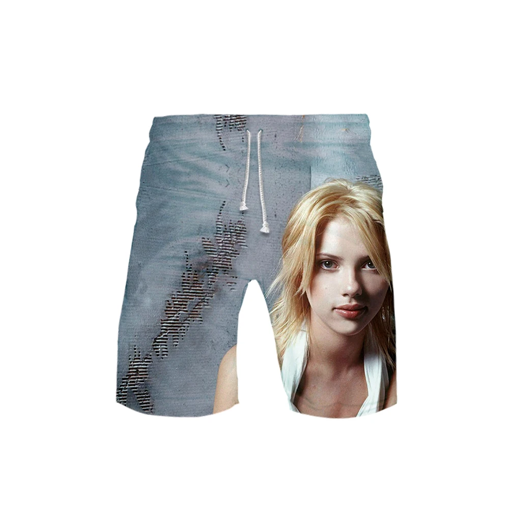 Scarlett Johansson американская актриса хип-хоп шорты Летняя новая быстросохнущая хип-хоп короткая одежда
