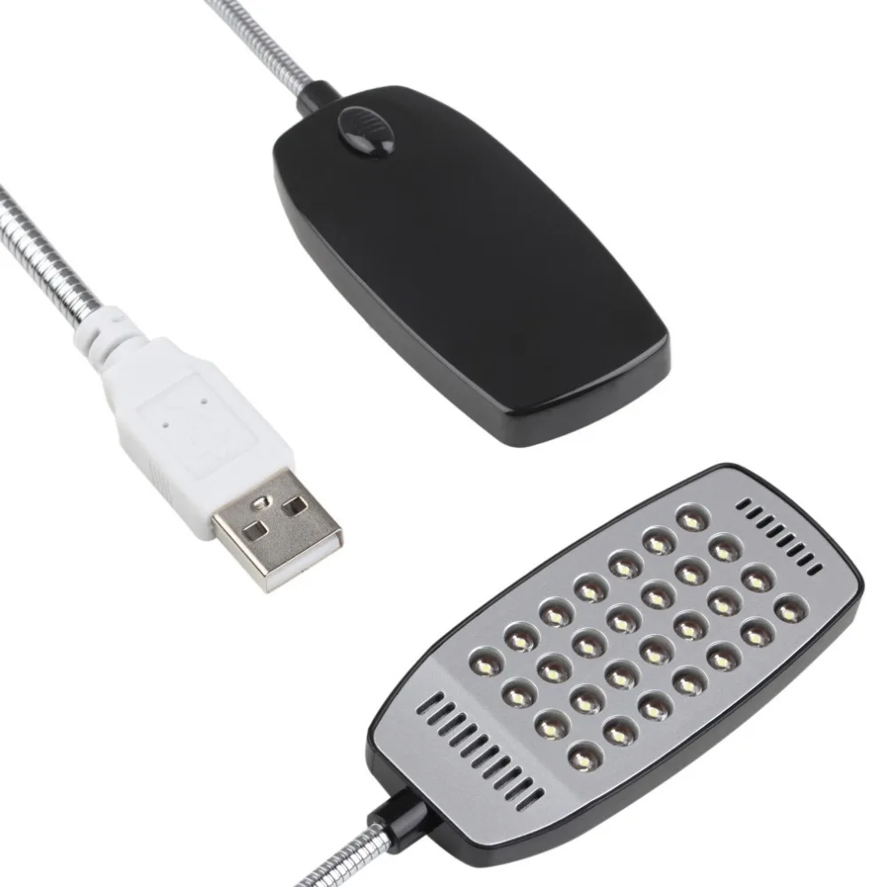 1 шт. яркий 28 светодиодный USB мини свет гибкая компьютерная лампа ноутбук стол для компьютера чтения USB светодиодный светильник