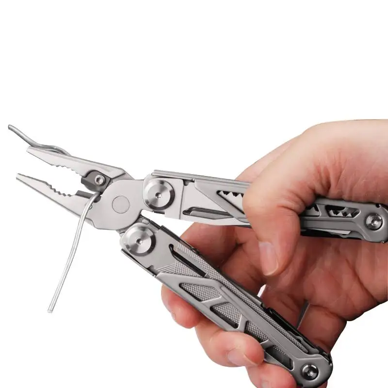 Daicamping DL6 EDC Multitools Wire Cutter Folding Knife Pliers for Outdoors