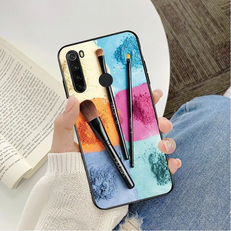 Girl love makeup brush