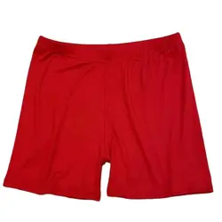 Pantalon moulant d'été pour femmes, Super doux, extensible, couleur rouge vif, short de motard, livraison gratuite 