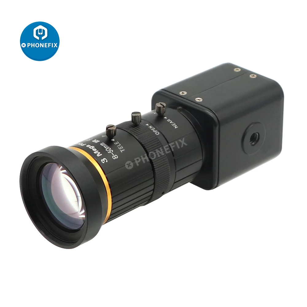

HD 1080P 2.0MP 60FPS HDMI Промышленная камера прямой трансляции F1.4 8-50 мм ручной варифокальный объектив для обучения прямой трансляции веб-камера