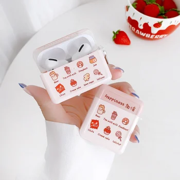 

For Airpods 2 Case AirPods Pro Case Cute Like food cartoon Silicon High Quality Wireless Earphone Protective Cover for AirPods
