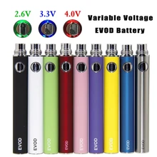 Evod переменное напряжение VV Vape ручка eGo 510 Threading батарея 650mAh 900mAh 1100mAh для Vaper CE4 Tank