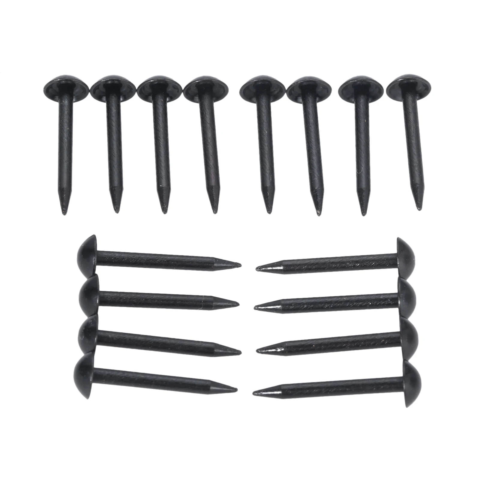 100/200Pcs Tappezzeria Nera Chiodo Vino Gioielli Petto Scatola Di Legno Scatola Regalo Mobili Divano Scarpa Porta Puntina Decorativa Perno Puntina