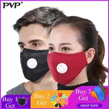 1PCS Anti Pollution Mask Dust Respirator Washable Reusable Masks Cotton Unisex Mouth Muffle for Allergy/Asthma/Travel/ Cycling
