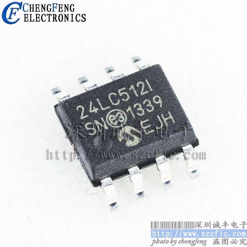 

5 шт. 24LC512T-I/SN 24LC512 SOP