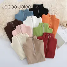 ^#Cheap Autumn Winter Sweaters Women 2019 Sexy Slim Solid Color Korean Zipper Sweater Knit Pullovers Bottom Ladies Sweater Pullover Tops ^#Cheap Autumn Winter Sweaters Women 2019 Sexy Slim Solid Color Korean Zipper Sweater Knit Pullovers Bottom Ladies Sweater Pullover Tops