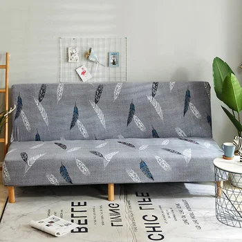 

Sofa Bed Cover Universal Size Armless Elastic Couch Covers Big Size Folding Seat Slipcovers Stretch Covers Cheap Home