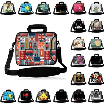 

Laptop Case For Mens' Notebook 17 inch Tablet 10 12 13 14 15 Neoprene Waterproof Shockproof Womens' Handbag Messenger Strap Case