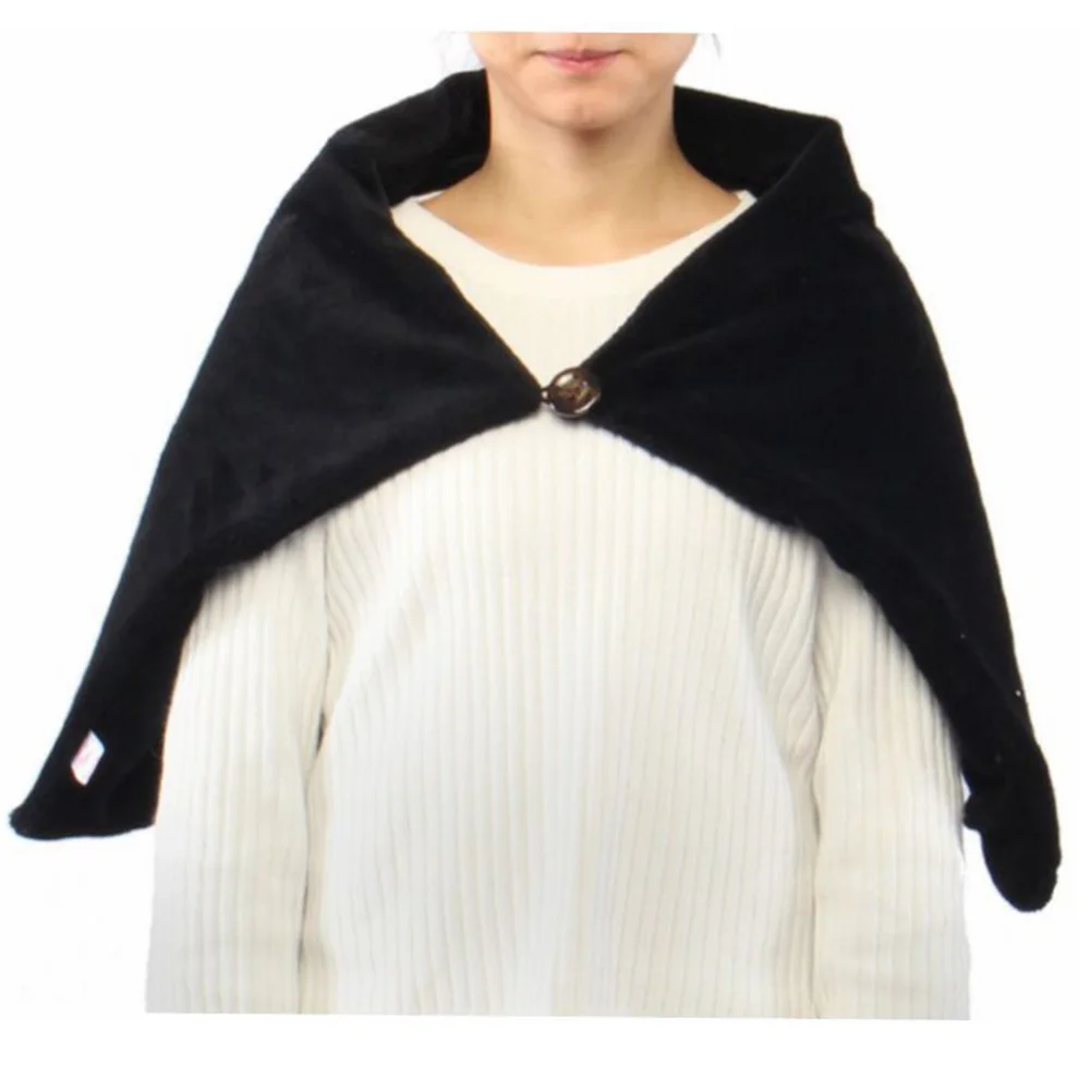 Winter Warm Neck Shoulder Heating Pad Electric Heated Soft Blanket Shawl GOOD