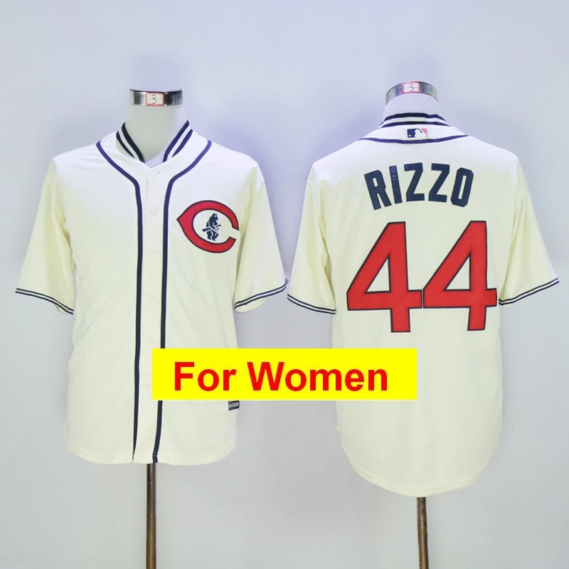 Зеленый Женская майка Chicago Javier Baez Anthony Rizzo Kris Bryant Ryne Sandberg FLEX& Cool Base - Цвет: Зеленый