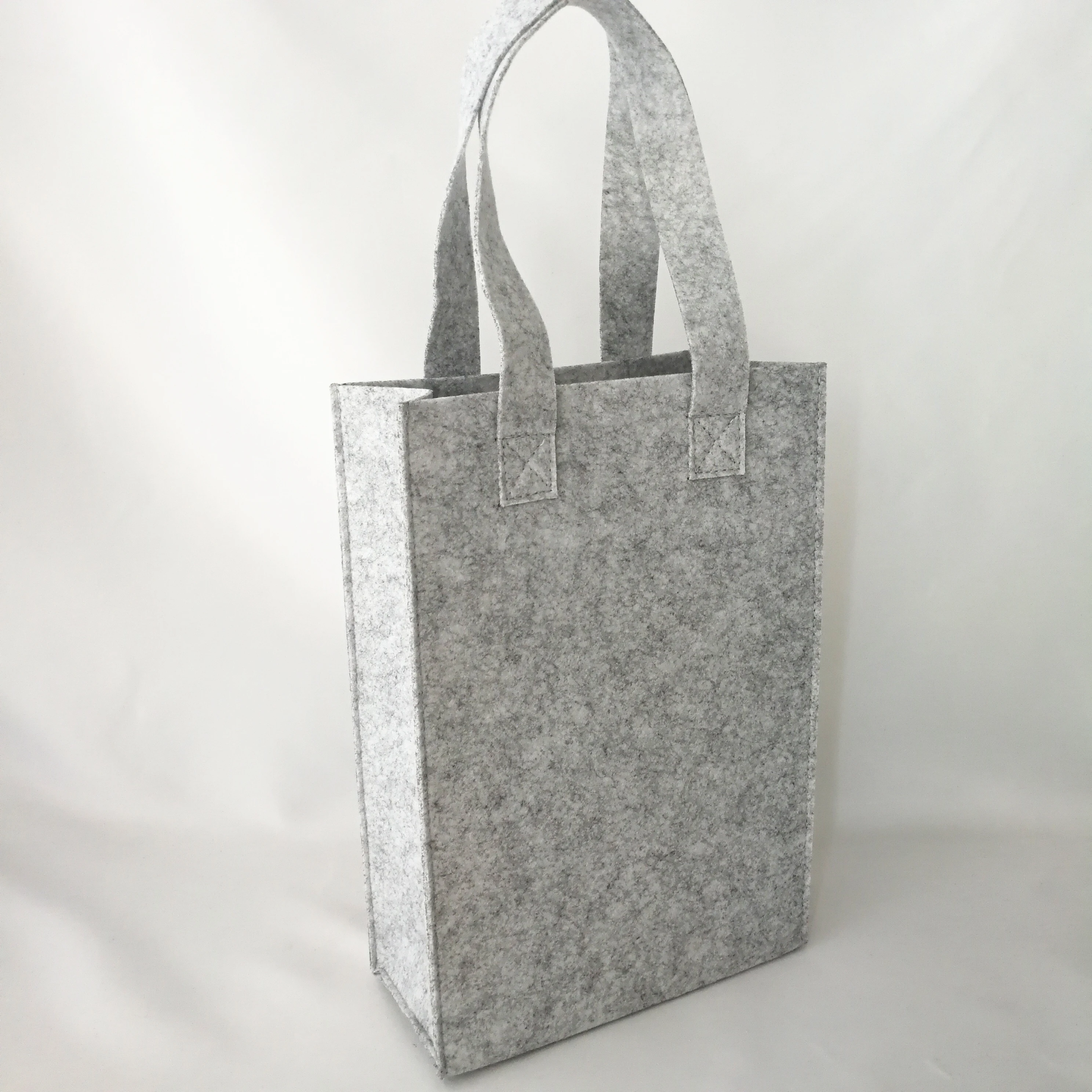 

100pcs/lot Blank Felt Gift Bags Christmas Gift Wrapping Supplies Reusable Felt Fabric Durable Carrier Bag Events Favor Treat Bag