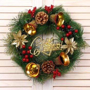 

New Year's wreath d-30 cm "Christmas bells" 5036606