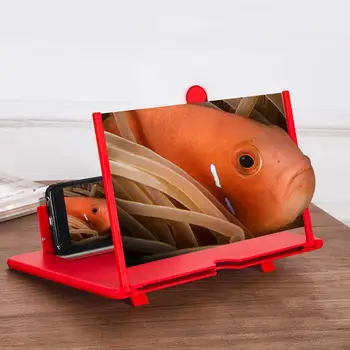 

OOTDTY Pull Type Cell Phone Amplifier 3D Hd Large Screen Magnifier Desktop Phone Holder