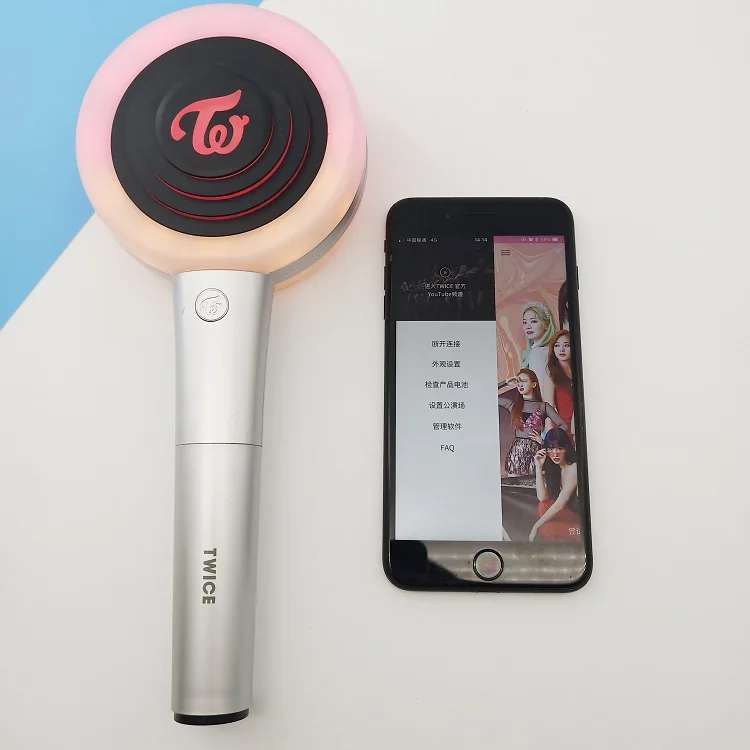 KPOP дважды официальный светильник CANDY BONG Z TWICE Ver.2 с Bluetooth CANDY BONG Z светильник Stick концерты альбом светящийся светильник