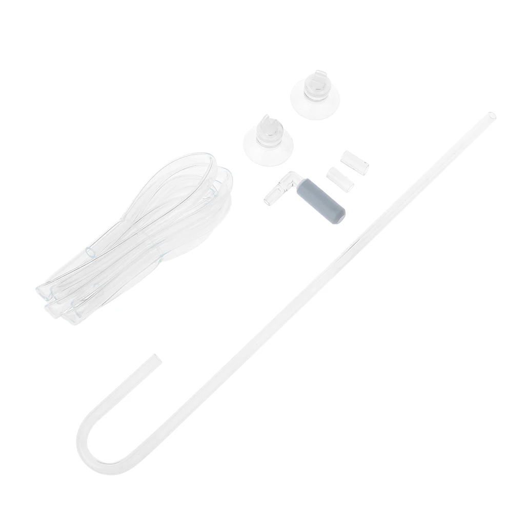 

Aquarium CO2 System Diffuser 360 Degrees Check Valve Arcylic Tube with Suction