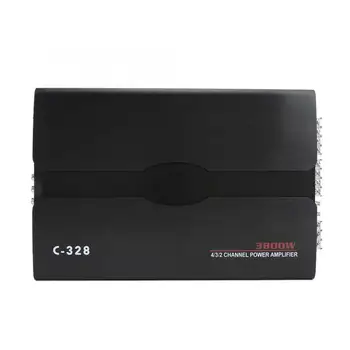 

12V 4 Channel Car Amplifier High-Power Hi-Fi Audio Stereo Sound Amplifier External Cooling Fin And Heat Emission Hole