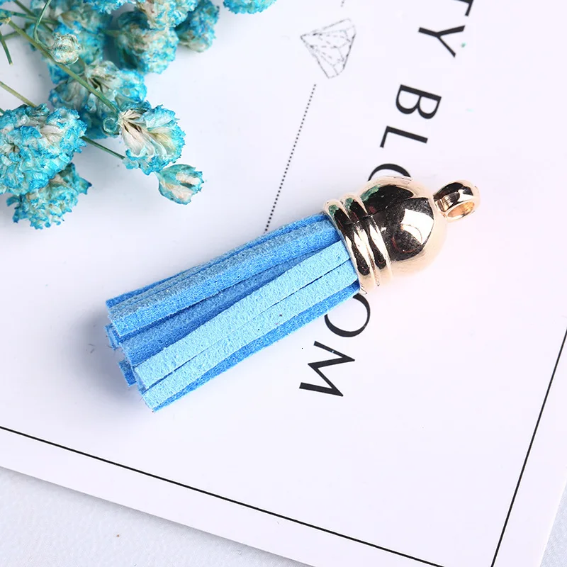 21 DIY 20 шт./лот мини Винтаж замшевые Ленточки с плоским дном для одежды мешок ювелирных изделий Шторы украшения дома аксессуары-кисточки - Цвет: 21
