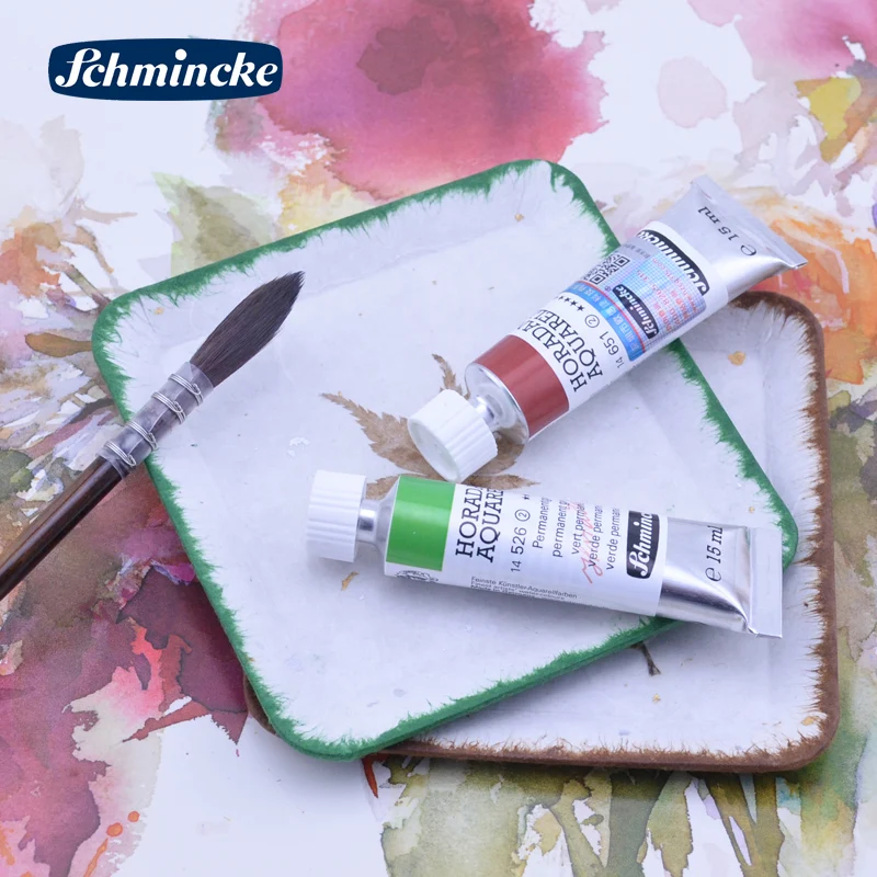 German Schmincke watercolor paint tubular single 15ml 5ml artist aquarela drawing art supplies