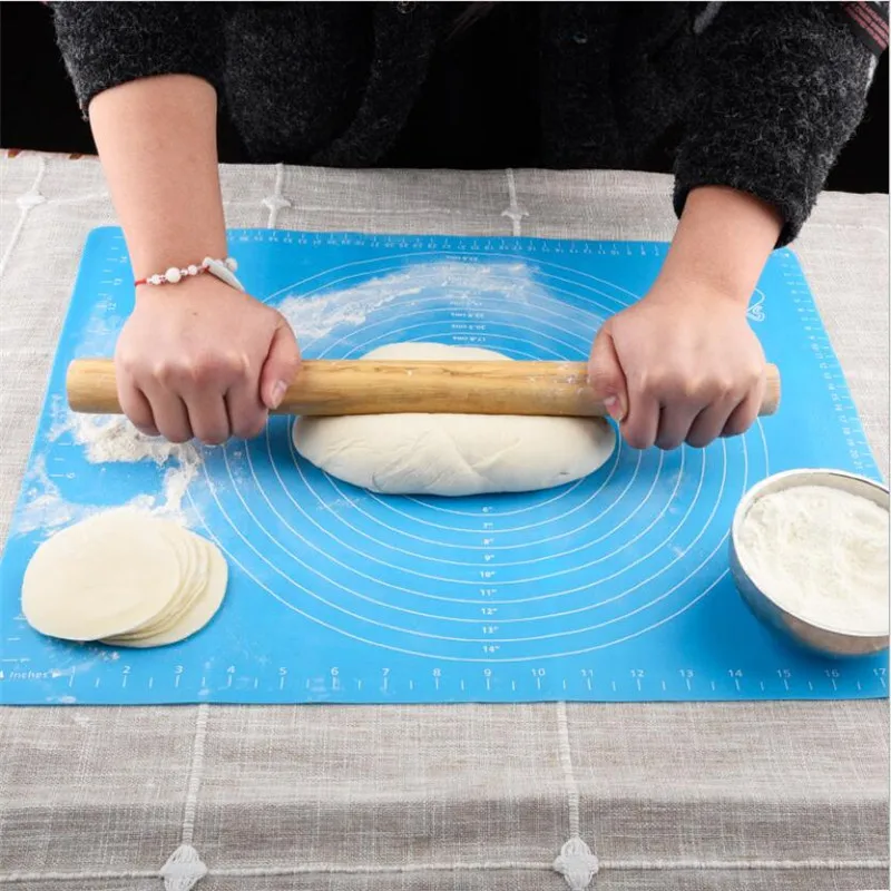 Silicone Baking Mats Sheet Pizza Dough Non-Stick Maker Holder for Pastry Kitchen Cooking