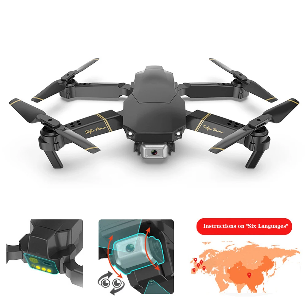 GD89 drone 4K camera HD 1080P WiFi FPV drone height keeps one-button return to Quadcopter RC helicopter dron drone with camera