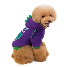 ISHOWTIENDA пальто для собак зимняя одежда для домашних животных пальто для собак с динозавром для маленьких собак плюшевая Корона Одежда для собак 9M35