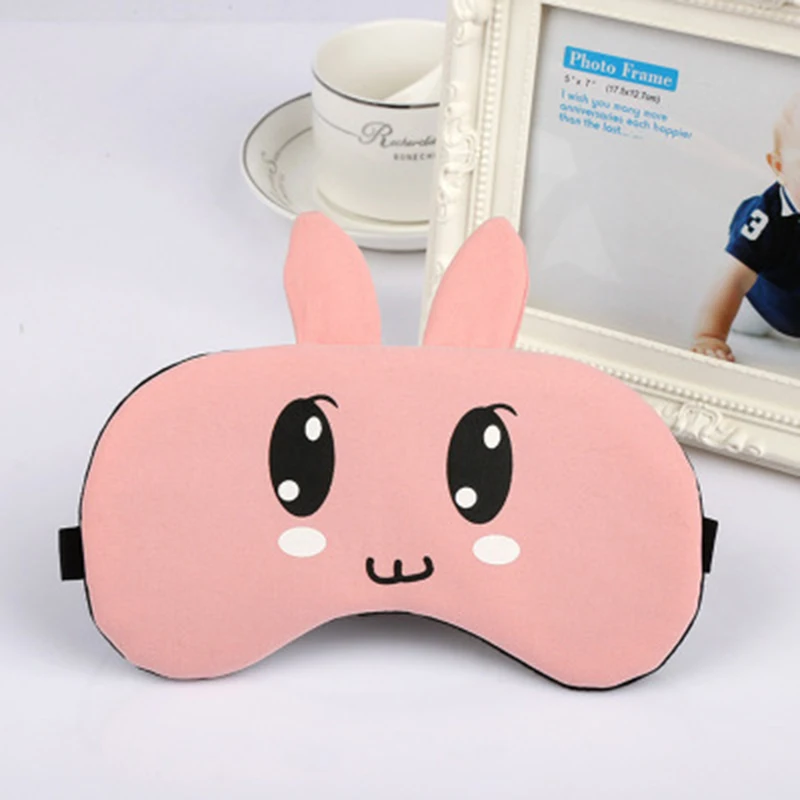 New Cute Sleeping Eye Mask Cartoon Shading Eye Shade Sleeping Cover Eyepatch Blindfolds Eyeshade Health Sleep Shield Light