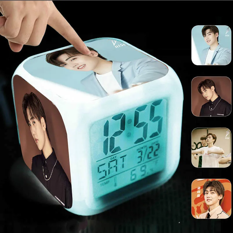 Multi function Alarm Clock 1 Pcs Pieces Can Custom Picture Logo Clock Multi function alarm clock 1 pcs pieces can custom picture logo clock