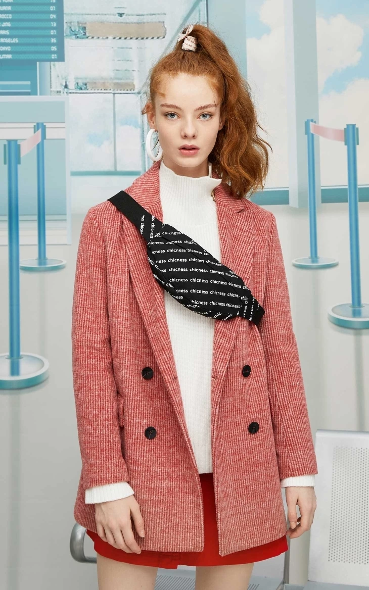 Vero Moda Винтажный женский нагрудный двубортный Блейзер пиджак | 319308589