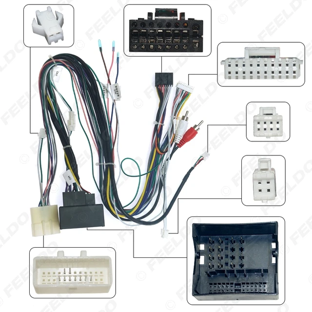 Car Radio Cable CAN BUS for Renault Megane 3 Fluence 2009-2014 Power Wiring  Harness 16 pin Android Multimedia Player Connector S