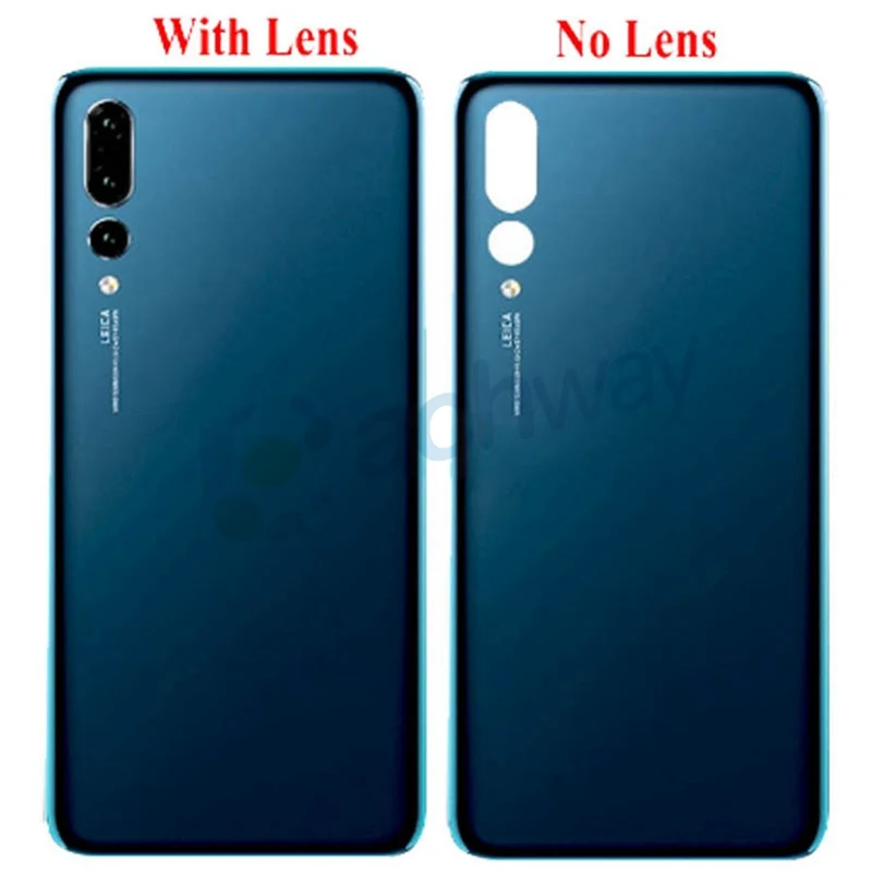 Задняя стеклянная панель для Huawei P20 Pro крышка аккумулятора с объективом камеры