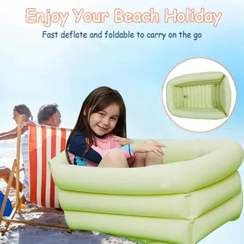 

Available Inflatable Children Swim Ocean Ball Pool Rectangle Garden Party Children Bathing Tub Baby Home Use Swimming Pool