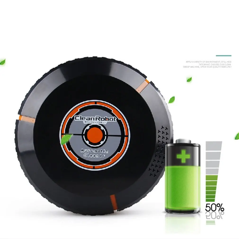 Full Automatic Intelligent Smart Cleaning Robot USB Charging /Battery Powered Automatic Robotic Home Floor Vacuum Cleaner
