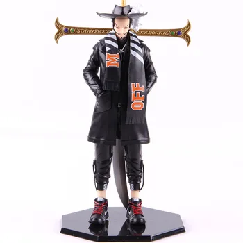 

One Piece Dracule Mihawk P.O.P Action Figure Dracule Mihawk in Trend Clothing Anime PVC Collectible Model Toy