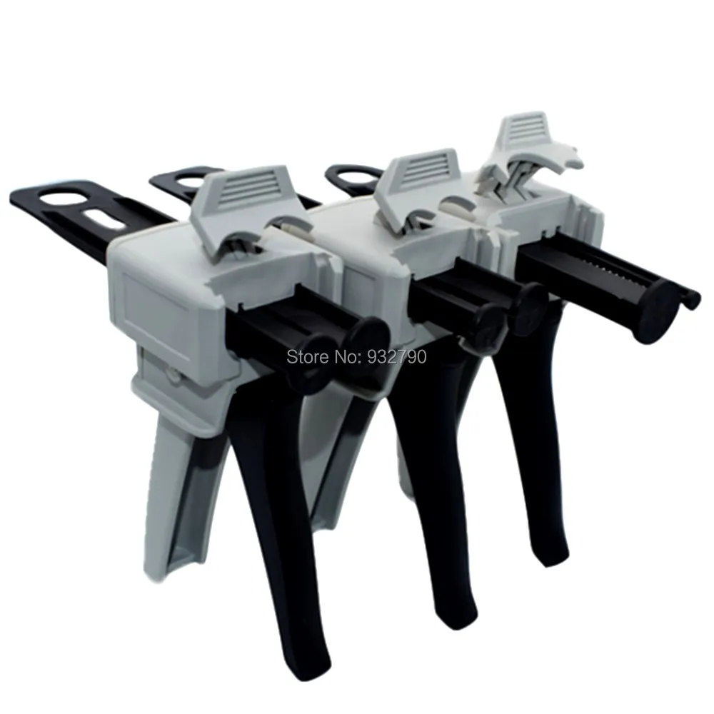 

50ml 1:1/1:2/10:1/1:10 Two Part Adhesive Gun Manual Glue Dispenser Guns Epoxy Resin AB Glue Acrylic Adhesive Dispensing Guns