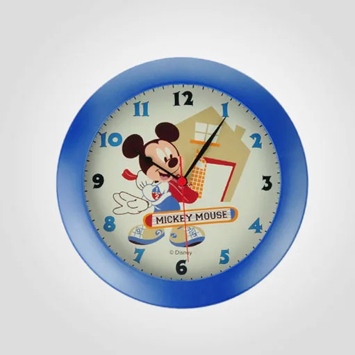 Disney wall clock Mickey silent wall clock children students girls boys wall clock digital wall clock