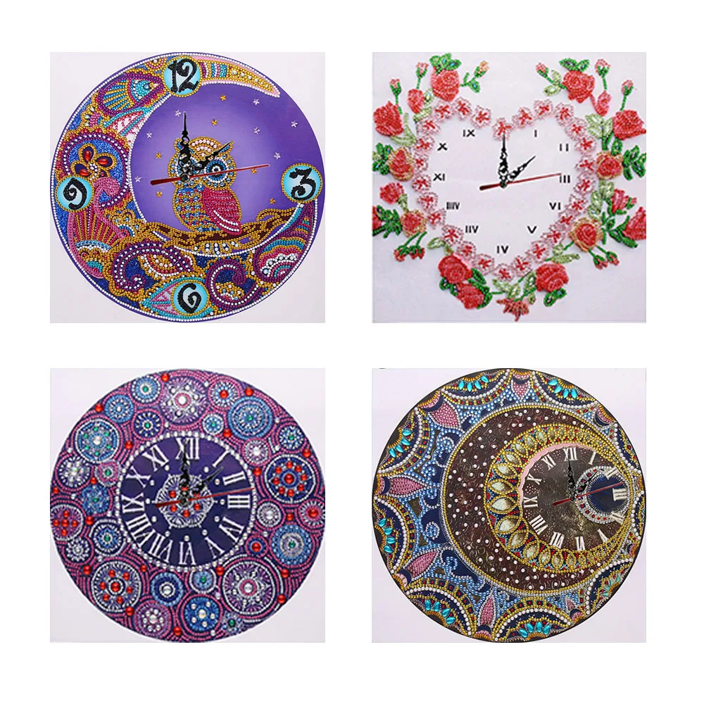 5D Diy Diamond Painting Special Shaped Drill Clock Pattern Diamond 5d-diy-diamond-painting-special-shaped-drill-clock-pattern-diamond