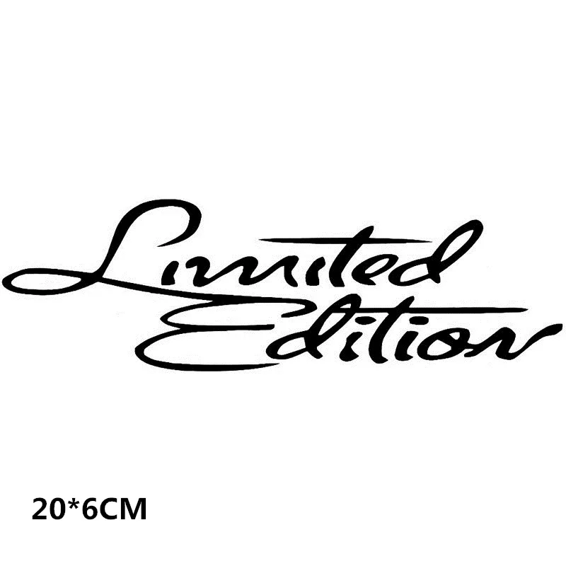 100 шт. автомобильные лампы виниловые наклейки ограниченная эмблема «Edition» автомобильные наклейки